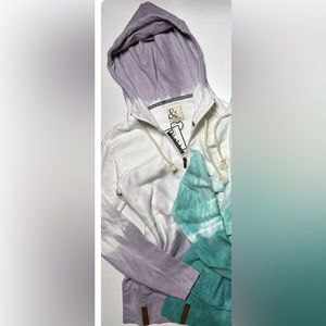 Ampersand Avenue halfzip hoodie sweatshirt Lavender Dreams LAST ONE size Medium